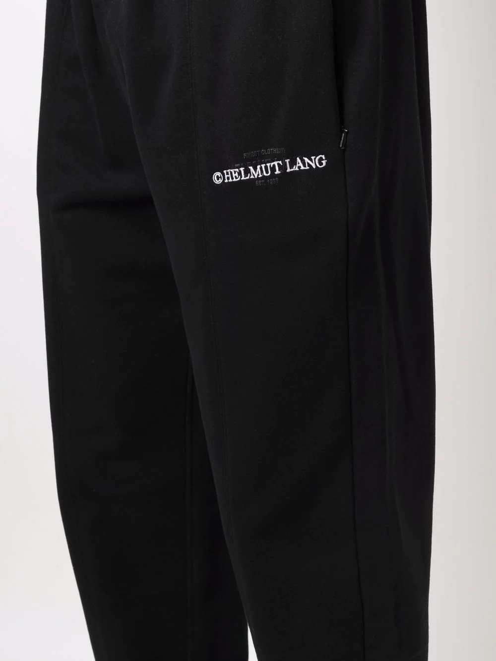 embroidered-logo drawstring joggers - 5