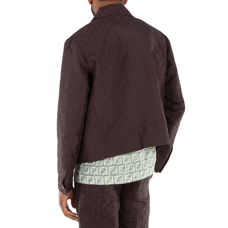 Ferragamo Monogram Jacquard Blouson Jacket - 3