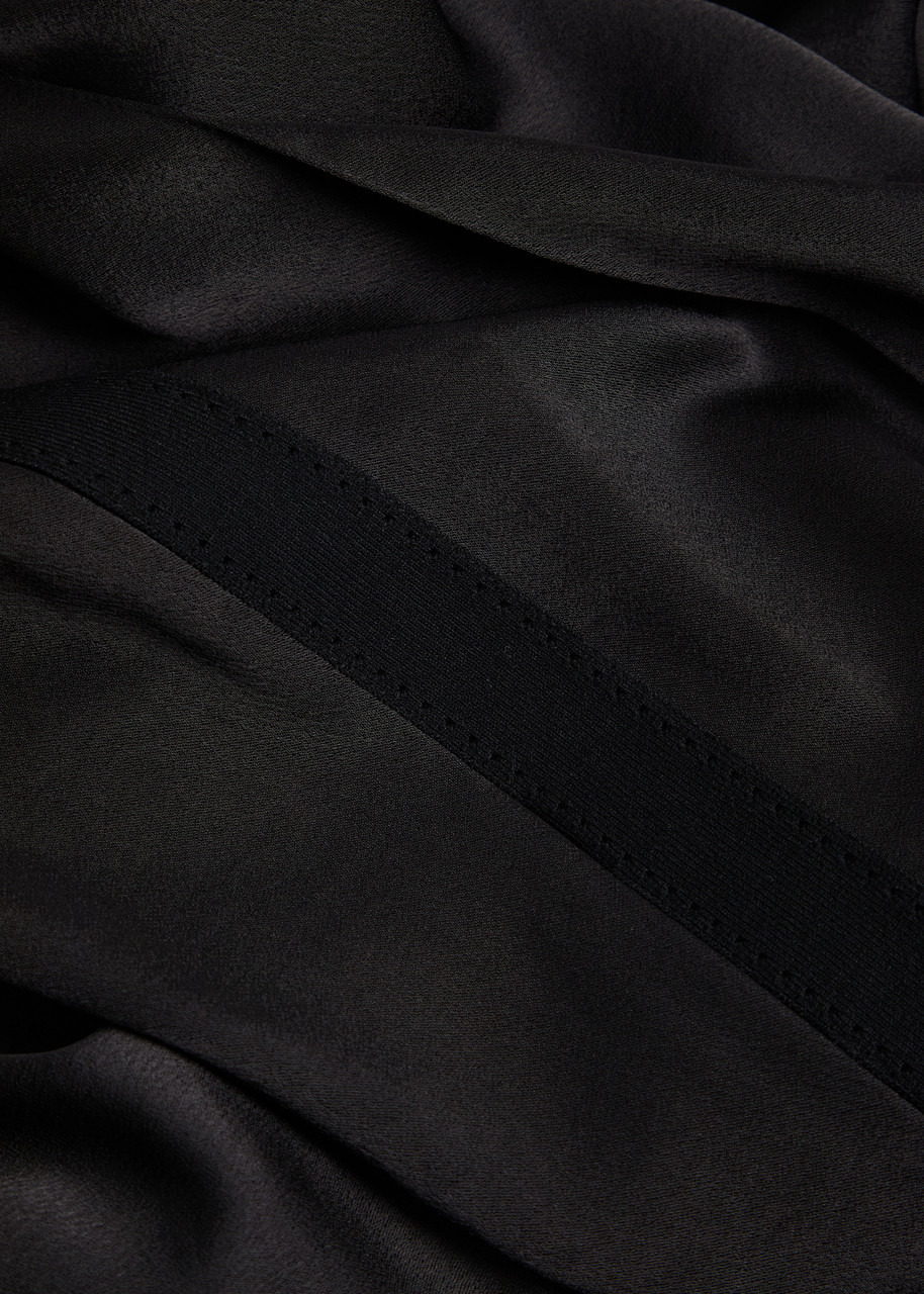 Vince Pintucked Satin-crepe Trousers - 5