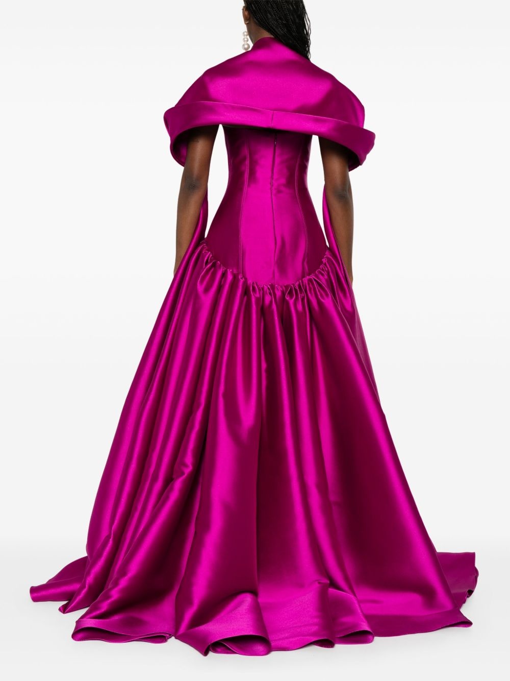 satin gown - 4