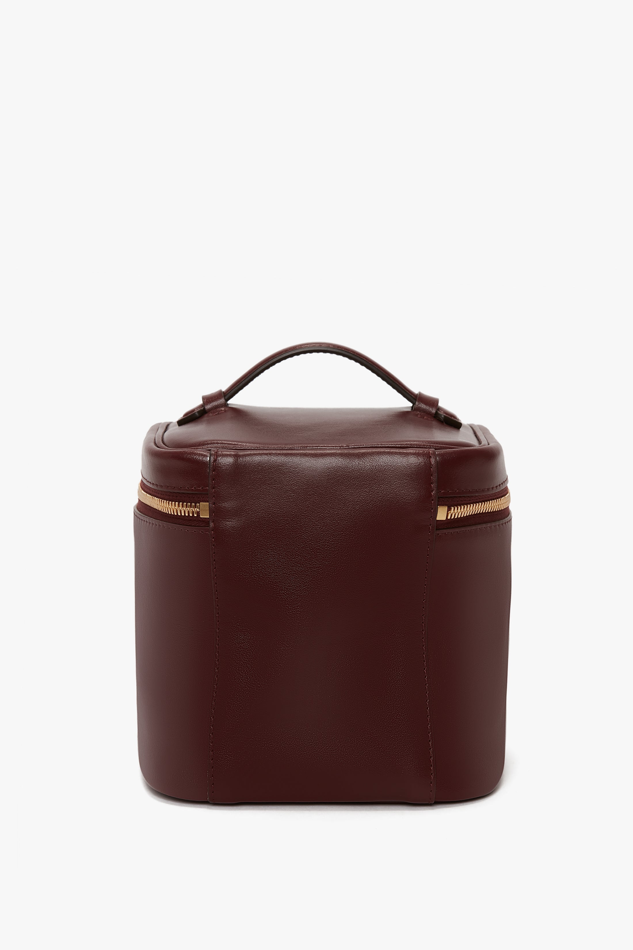 Vanity Crossbody Bag In Burgundy Leather 4