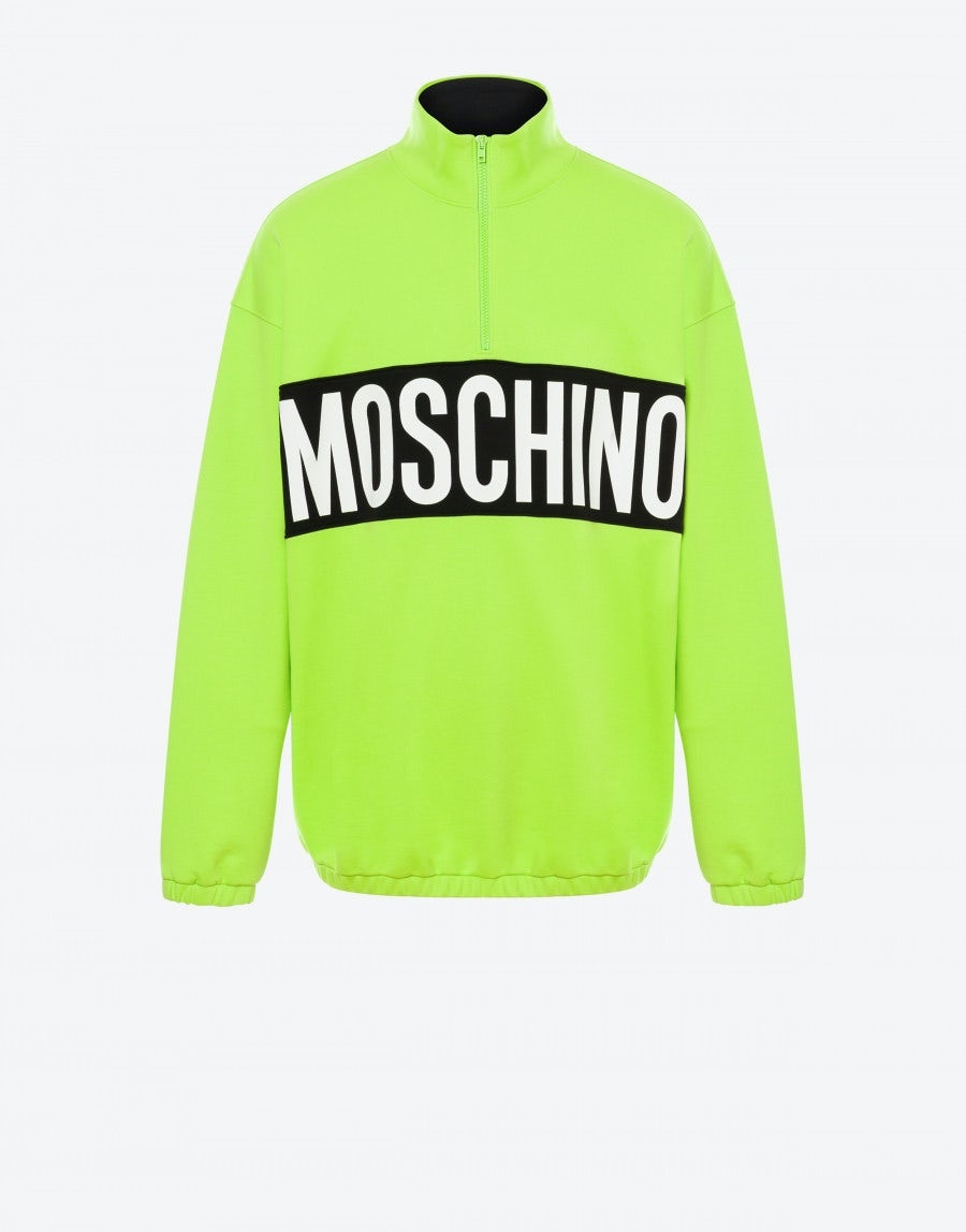 LOGO BAND ORGANIC COTTON SWEATSHIRT - 1