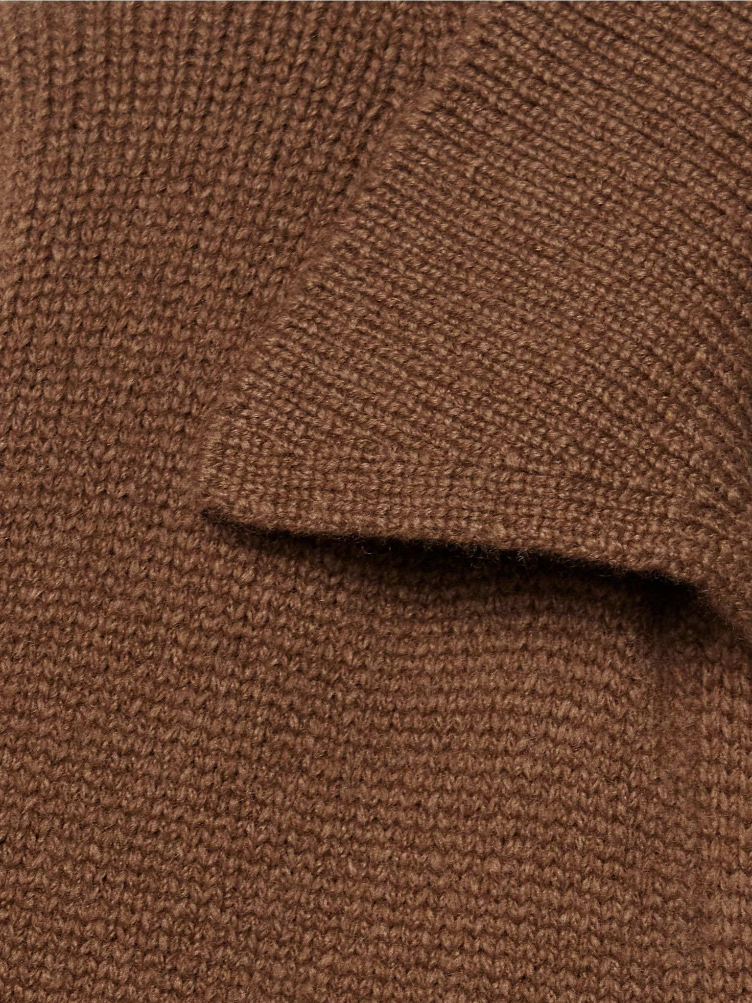 Herve cashmere polo sweater Tan - 4