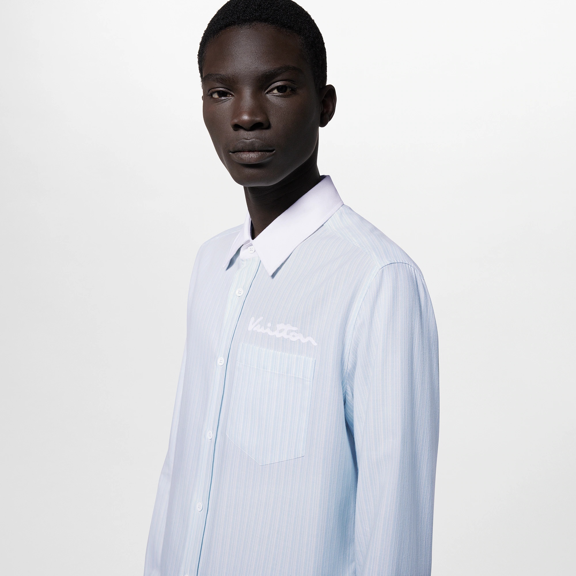 Long-Sleeved Cotton And Cashmere Shirt - 5