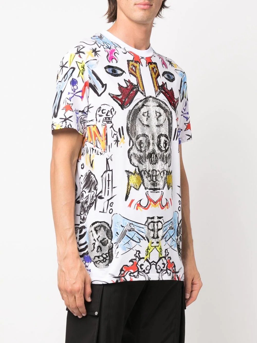 graphic-print short-sleeved T-shirt - 3