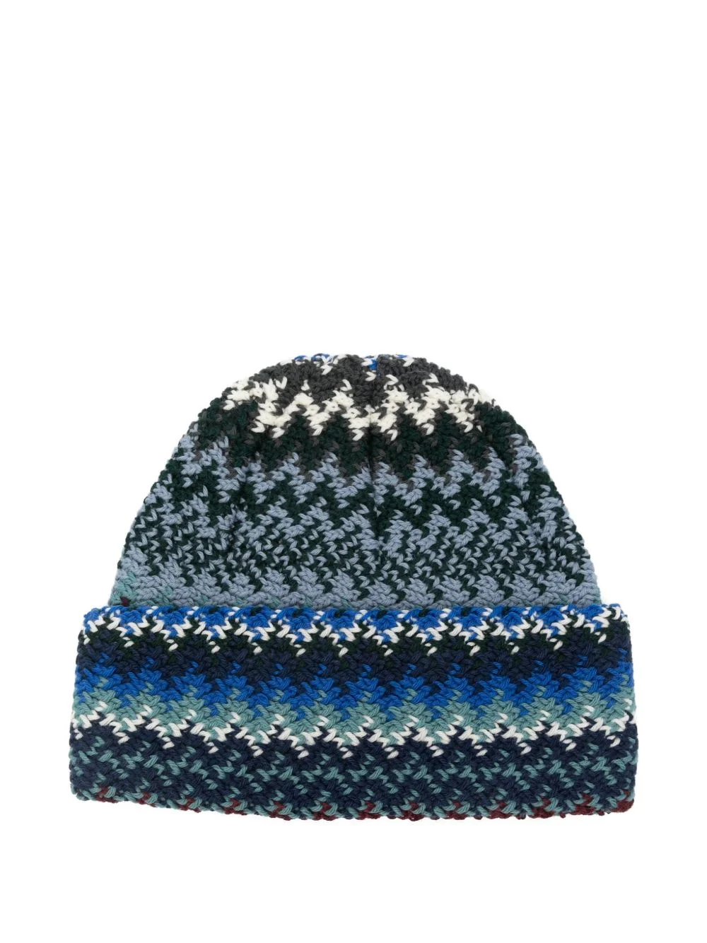 zigzag beanie hat - 1