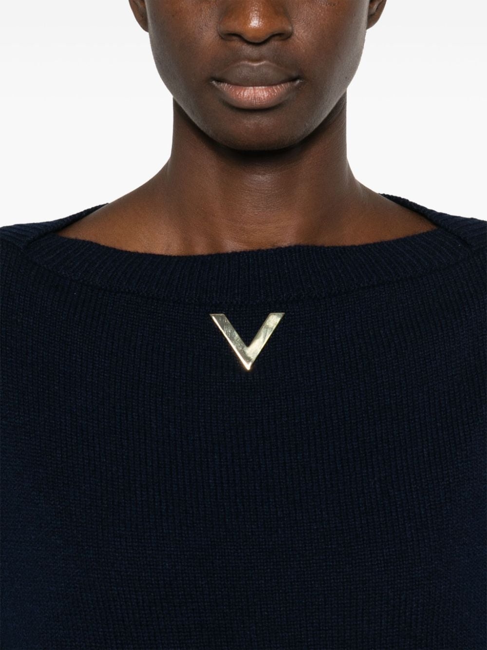 logo-plaque sweater - 5