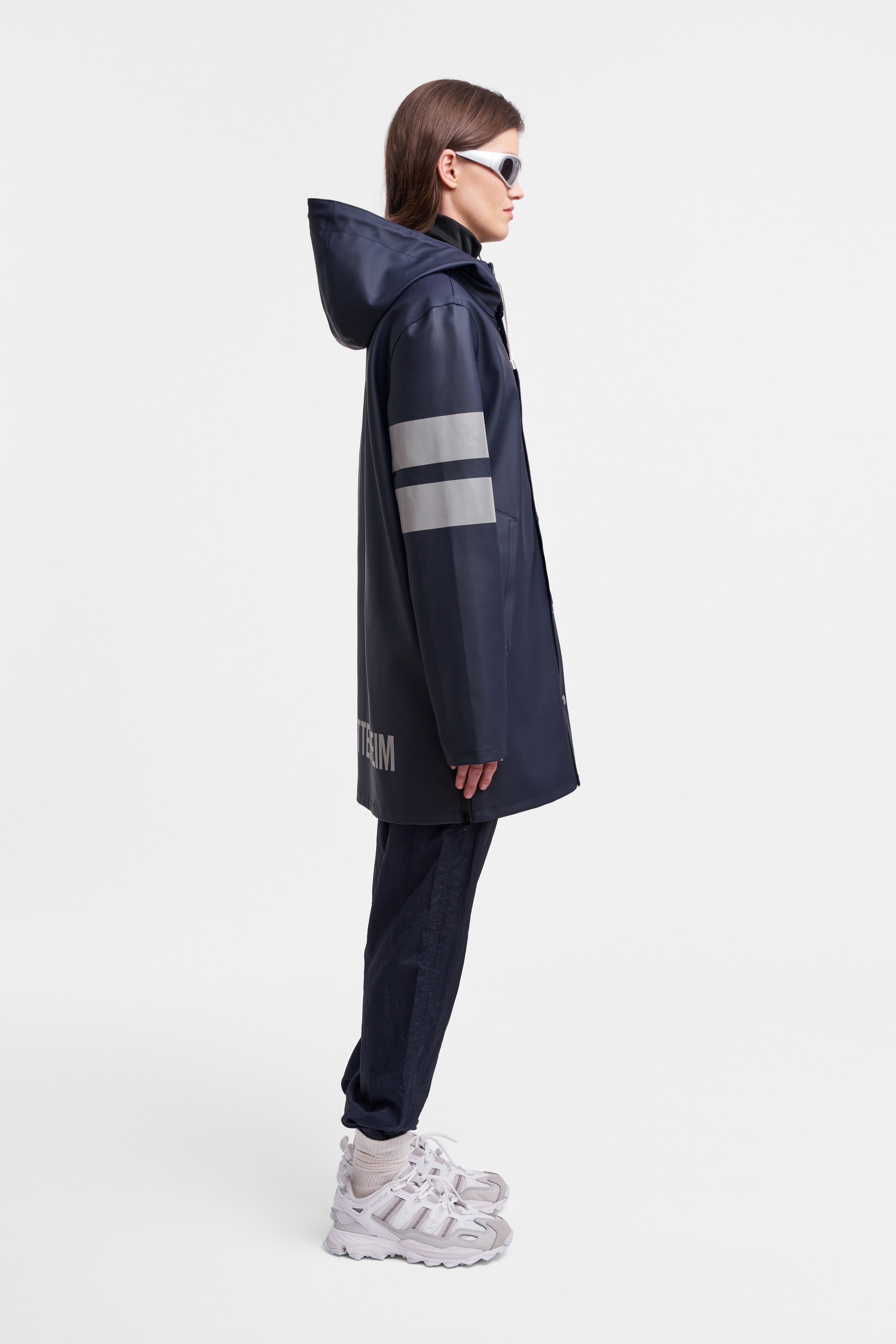 Stockholm Bike Raincoat Navy - 3