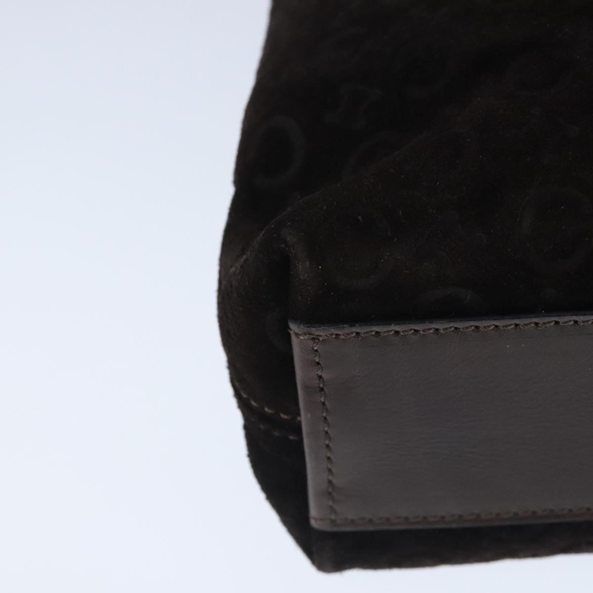 CELINE C Macadam Canvas Hand Bag Brown - 15