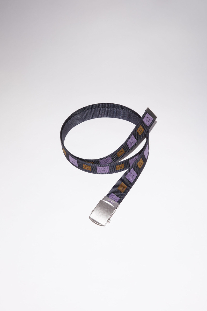 Webbing buckle belt - Dark grey 1