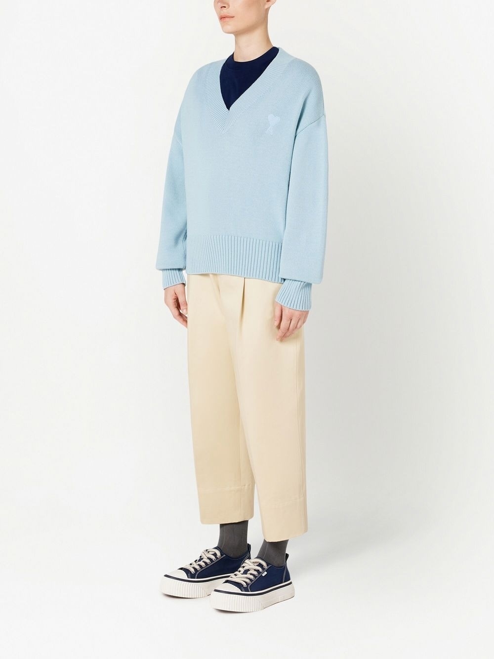 Ami De Coeur V-neck jumper - 2