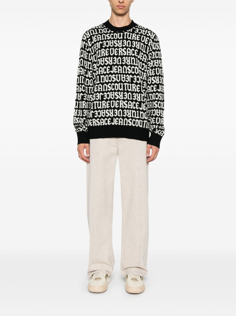 VERSACE JEANS COUTURE Logomania sweater outlook