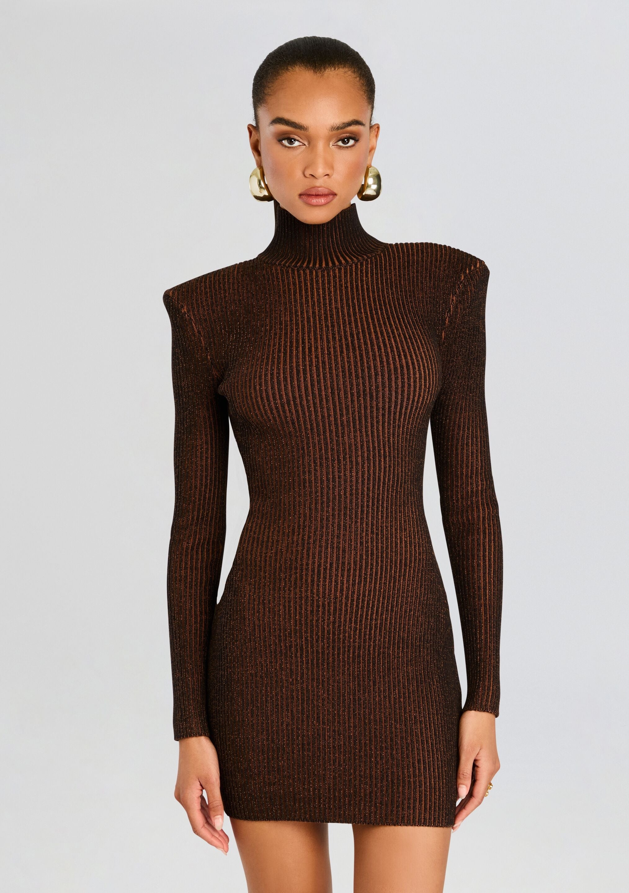 MODA RIB KNIT MINI DRESS - 5