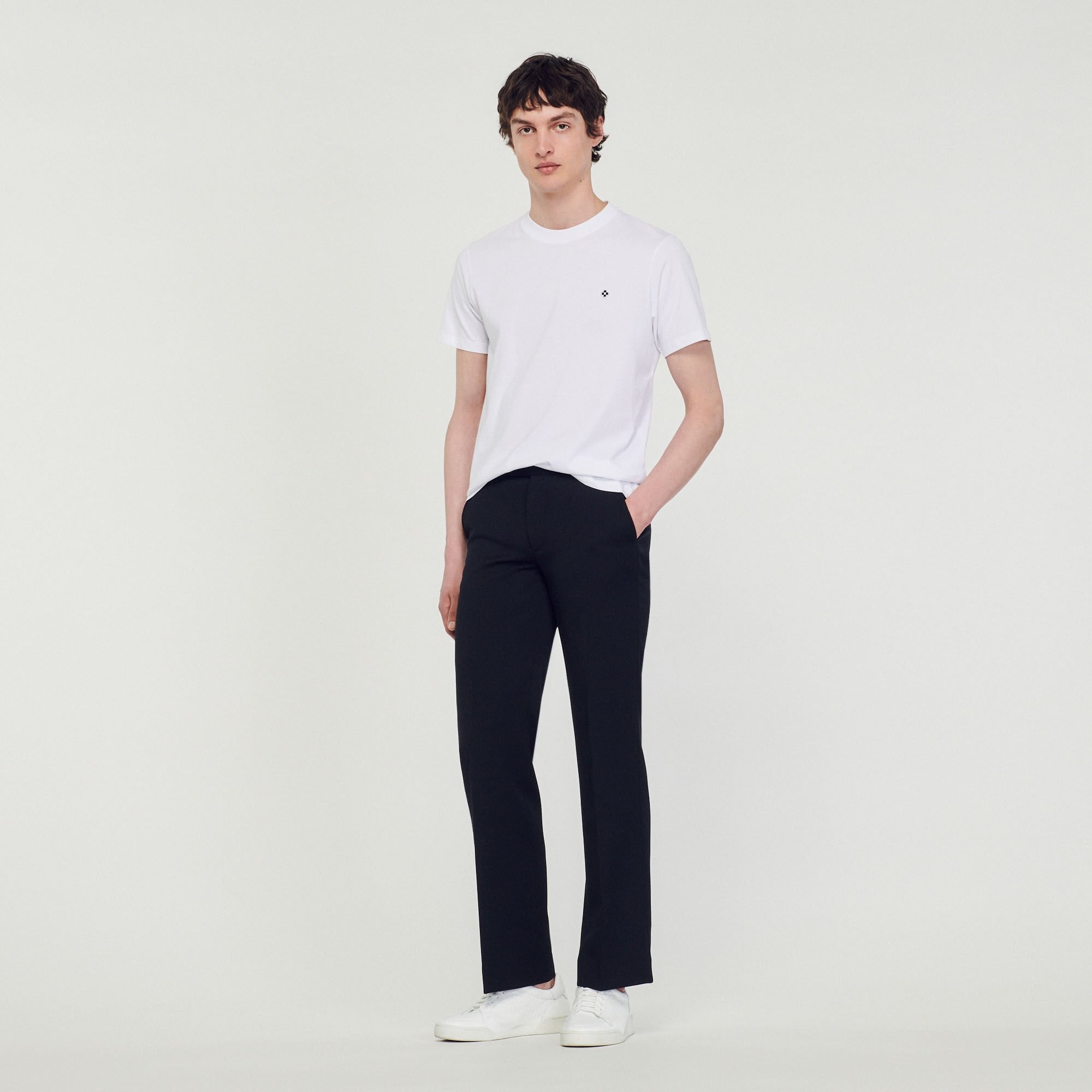 T-SHIRT WITH SQUARE CROSS PATCH - 2
