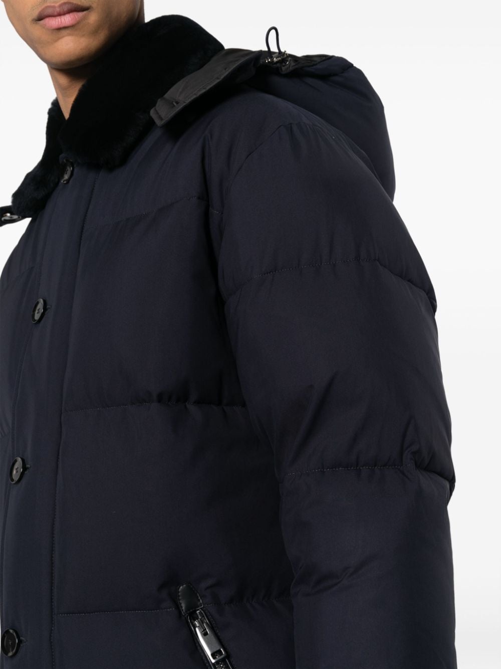 padded down coat - 5