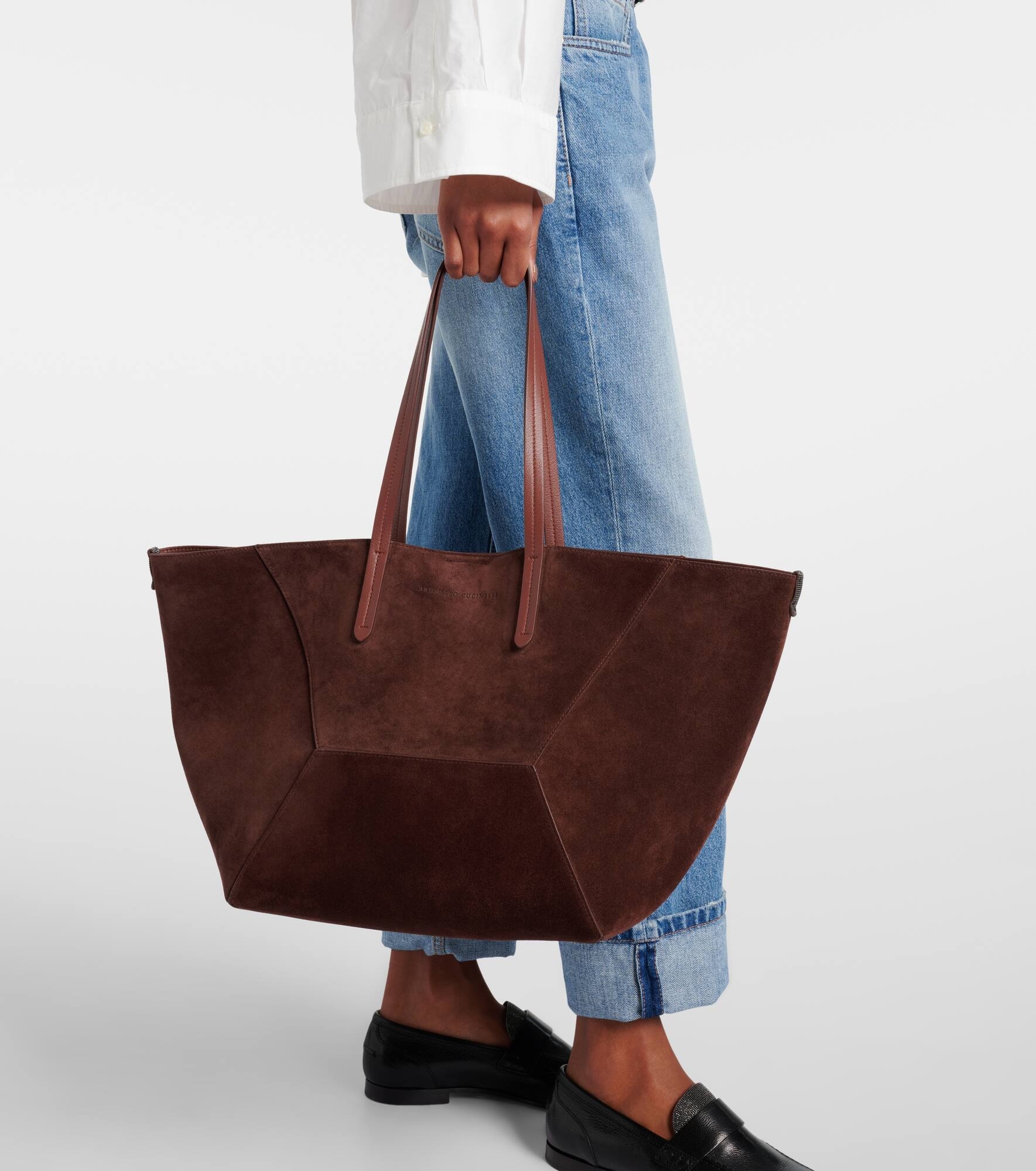 BC Duo Large suede tote bag - 2