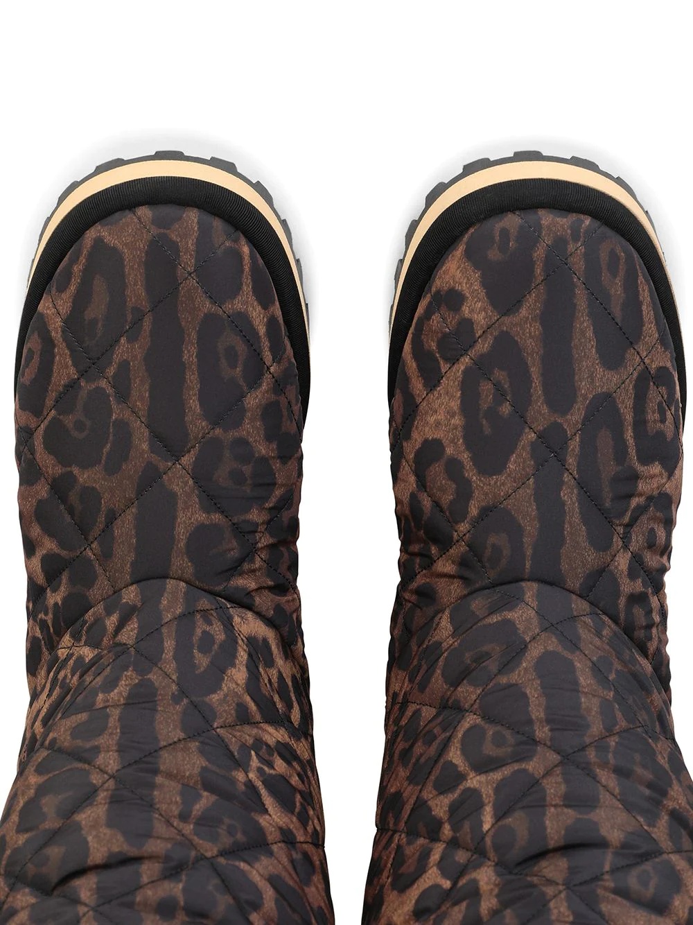 leopard-print boots - 4