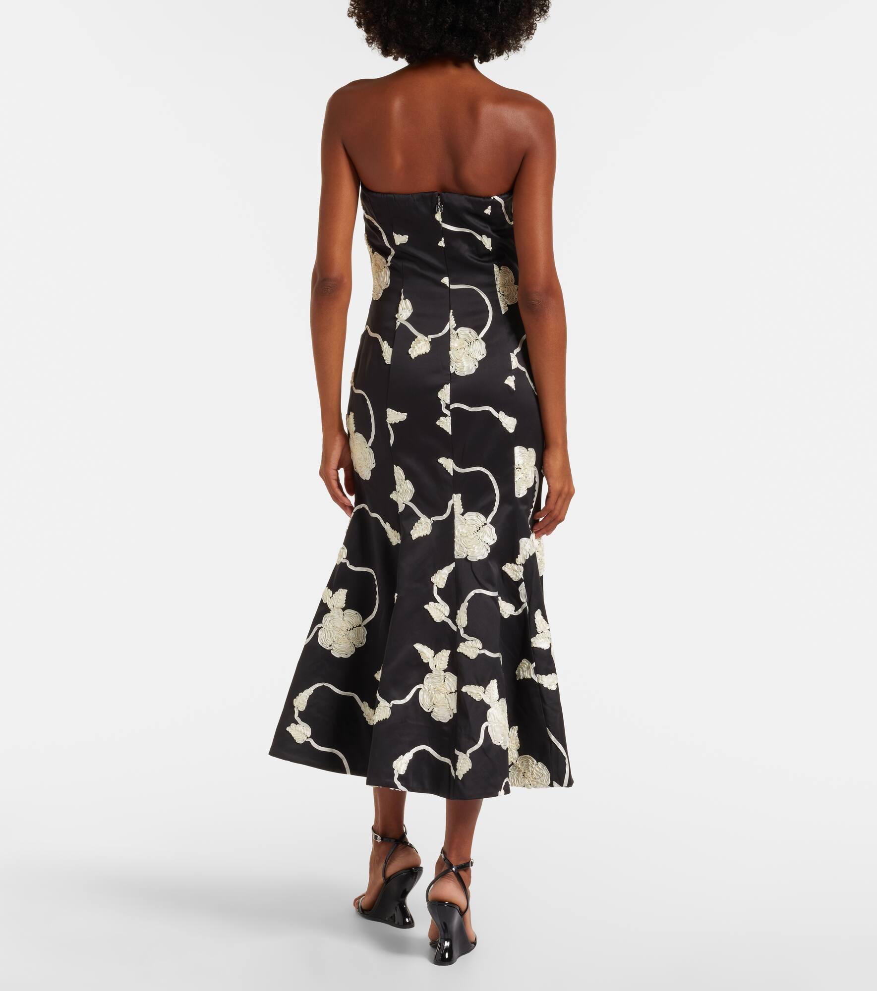 Ana embroidered midi dress - 3