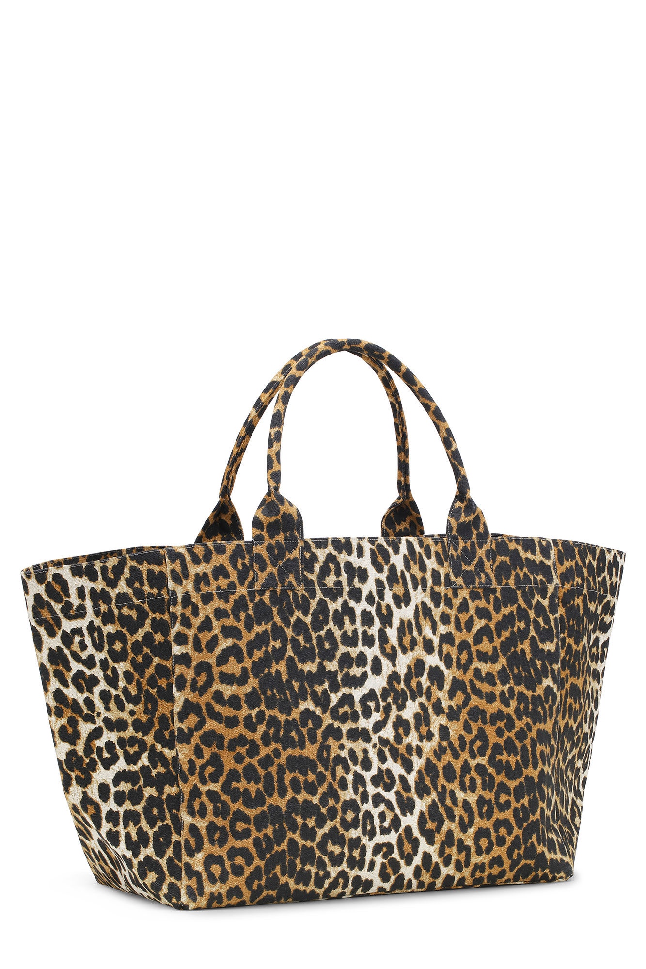 LEOPARD OVERSIZED CANVAS TOTE BAG - 2