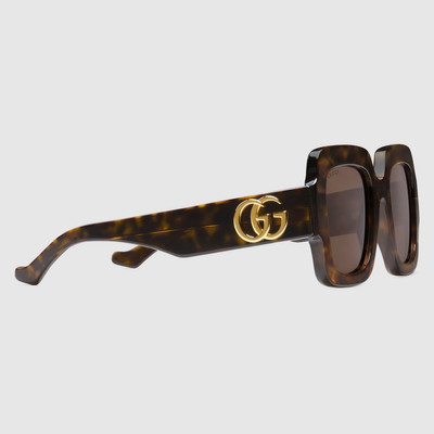 GUCCI Square-frame Double G sunglasses outlook