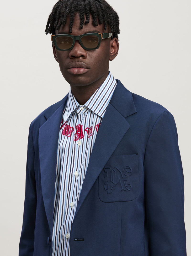 Monogram Pocket Blazer 6