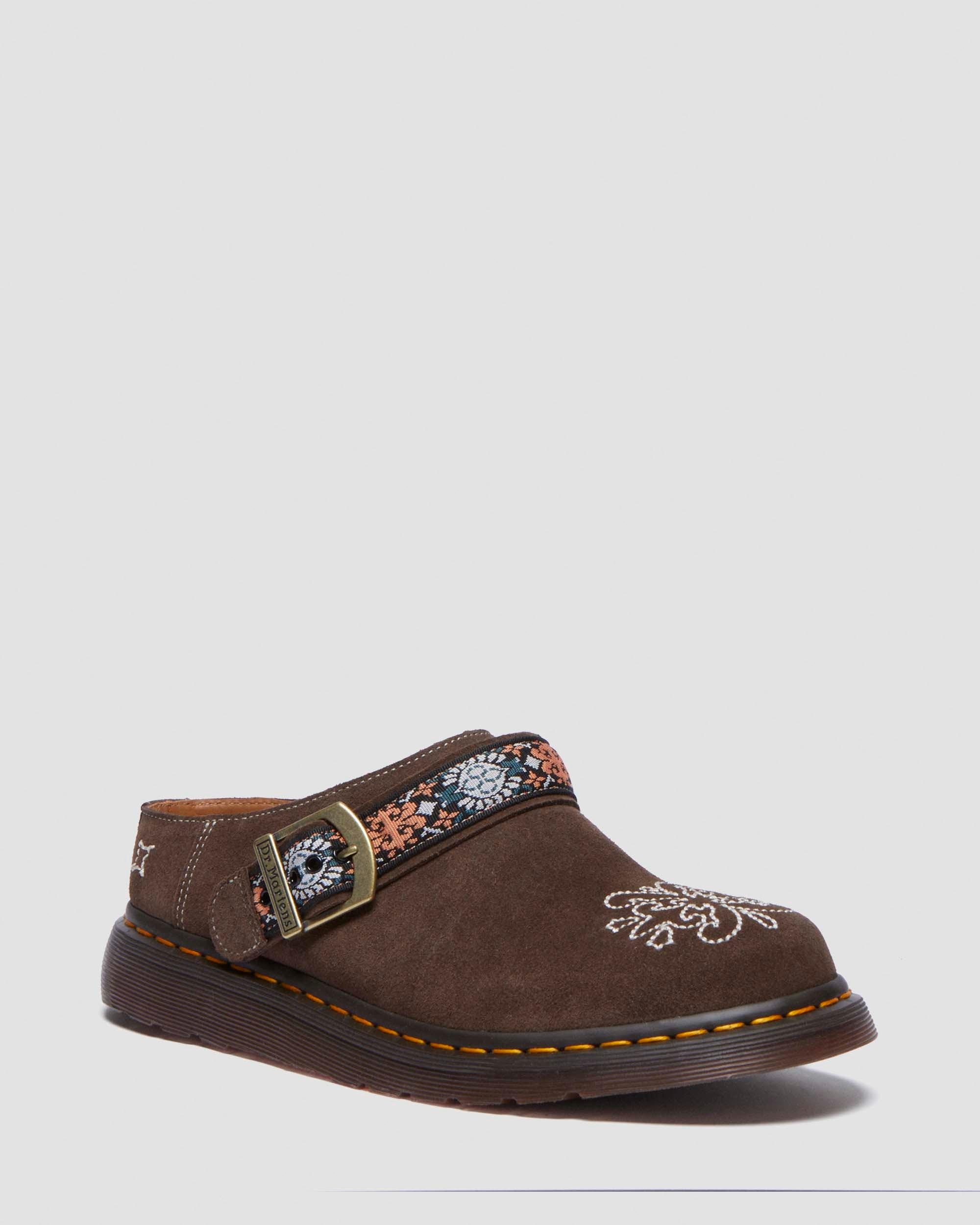 Isham Suede and Jacquard Mules - 5