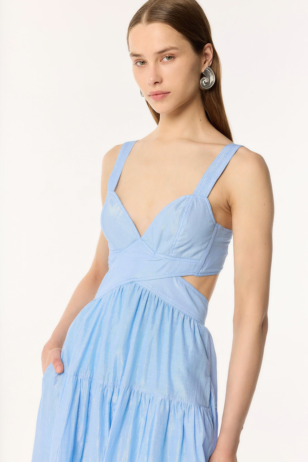 Long Dress Coco - Light Blue - 3