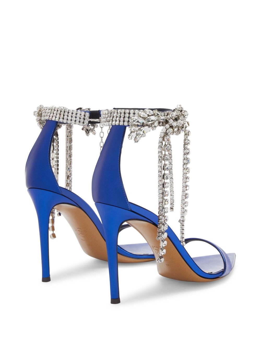 105mm rhinestone-embellished sandals - 3