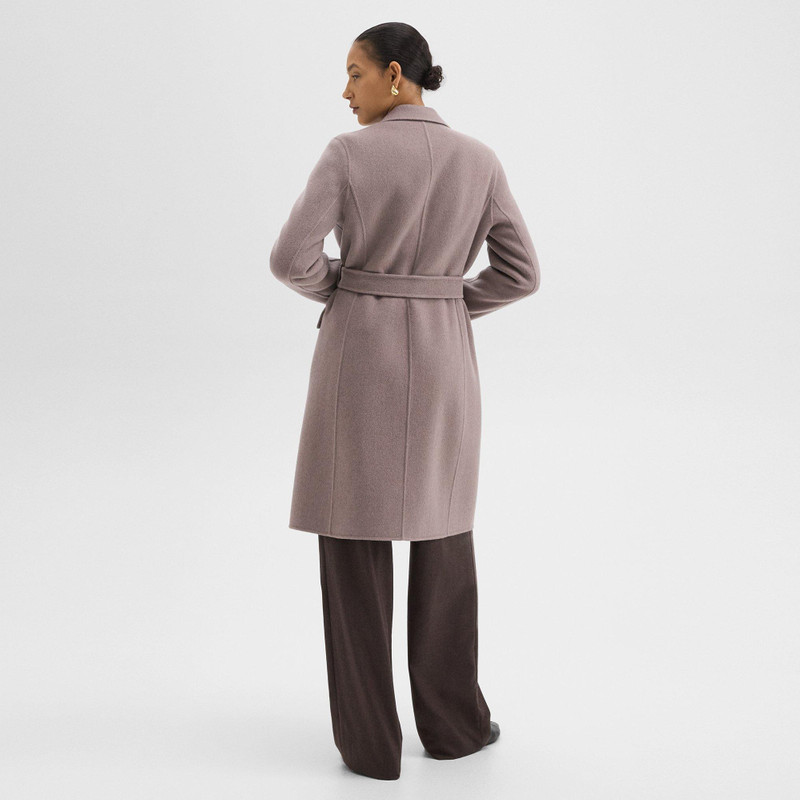 Theory Wrap Coat in Double-Face Wool-Cashmere outlook
