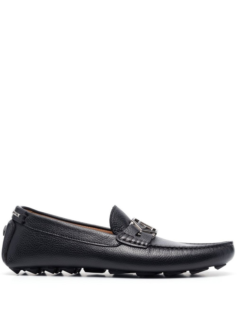 logo moccasin loafers 1