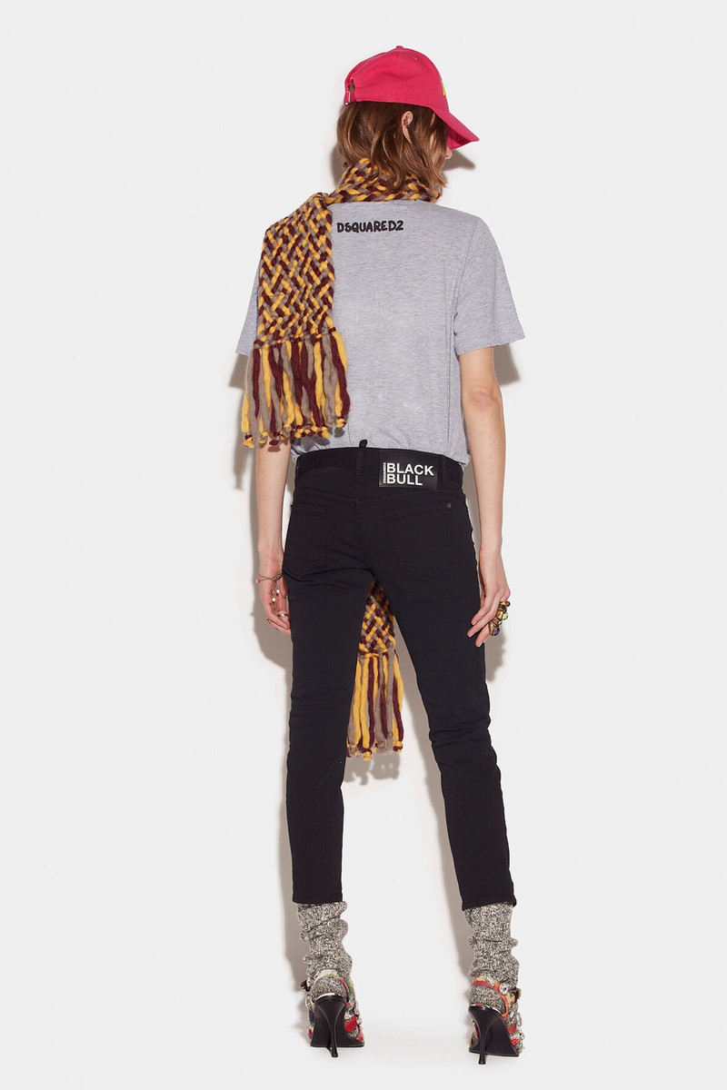 DSQUARED2 DYED JENNIFER CROPPED JEANS outlook