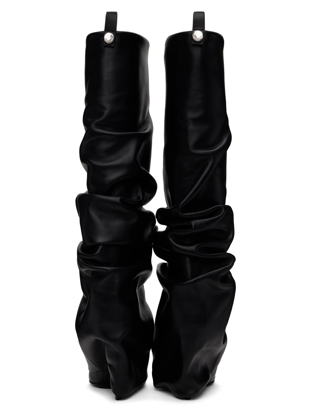 Black Rea Tube Tall Boots - 2