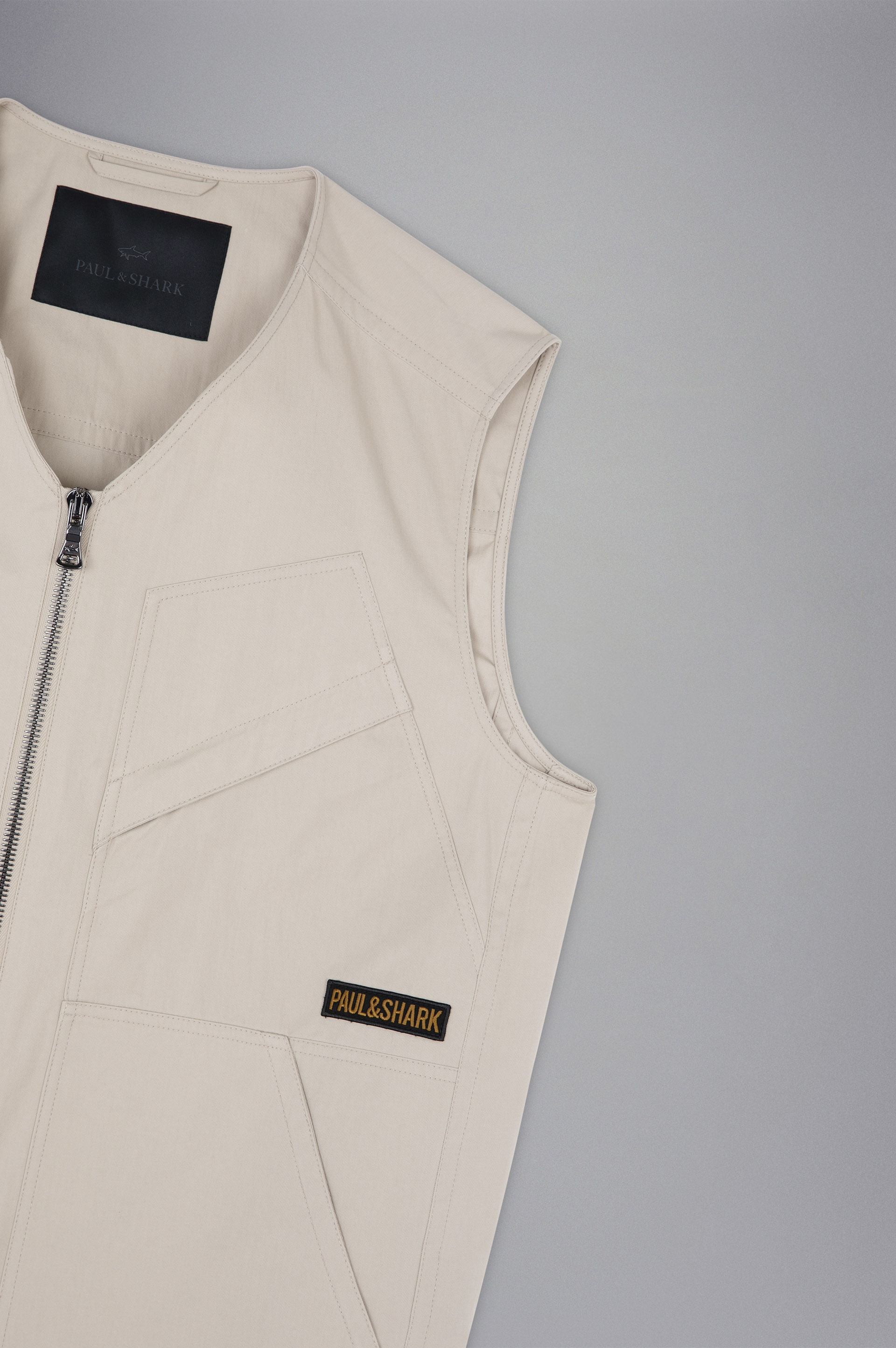 TECHNICAL COTTON GILET - 5