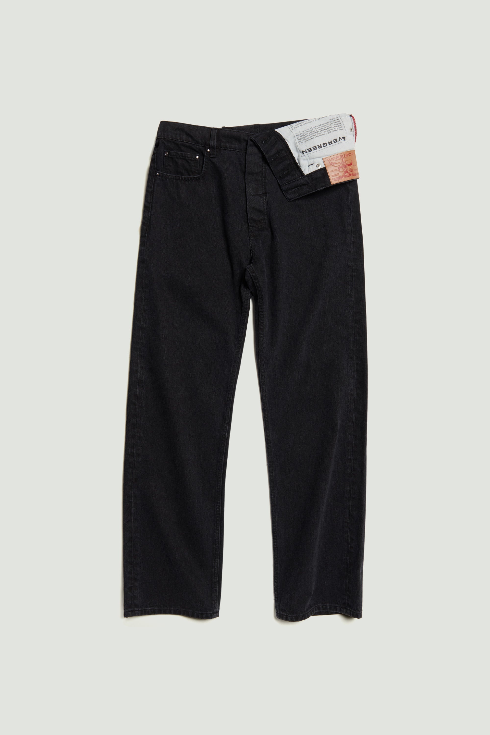 Evergreen Asymmetric Waist Jeans - 1