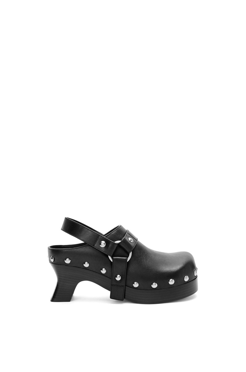 Tacha clog in vegetal calfskin 1