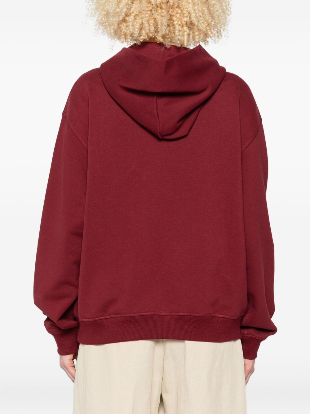logo-print hoodie - 4