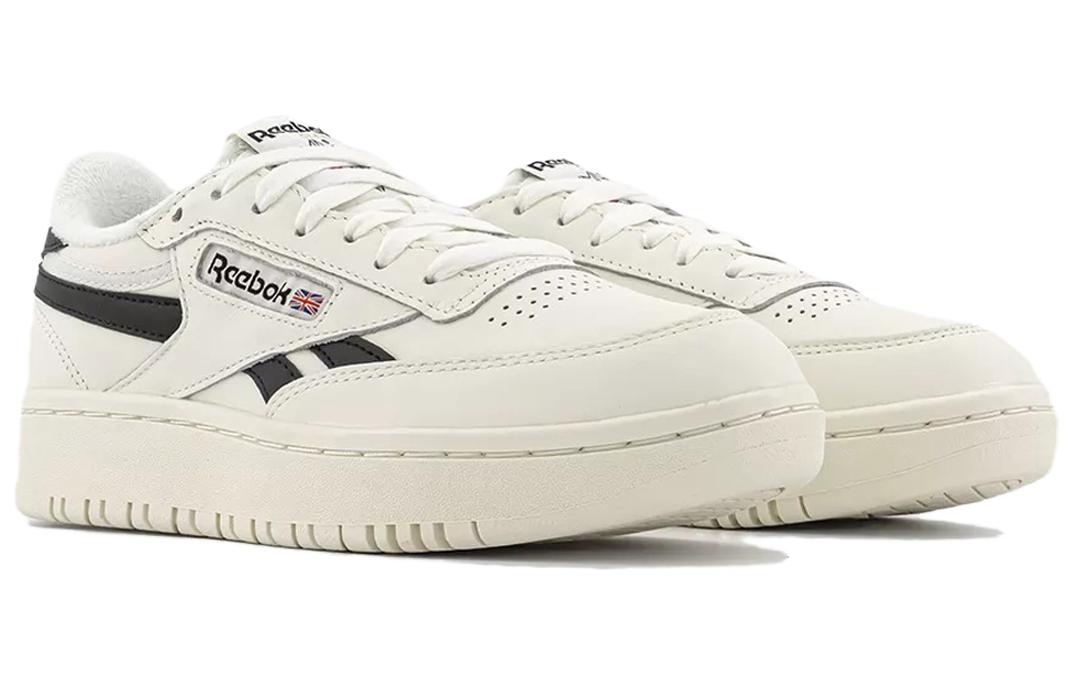 (WMNS) Reebok Club C Double 'Chalk Black' 100010773 - 3