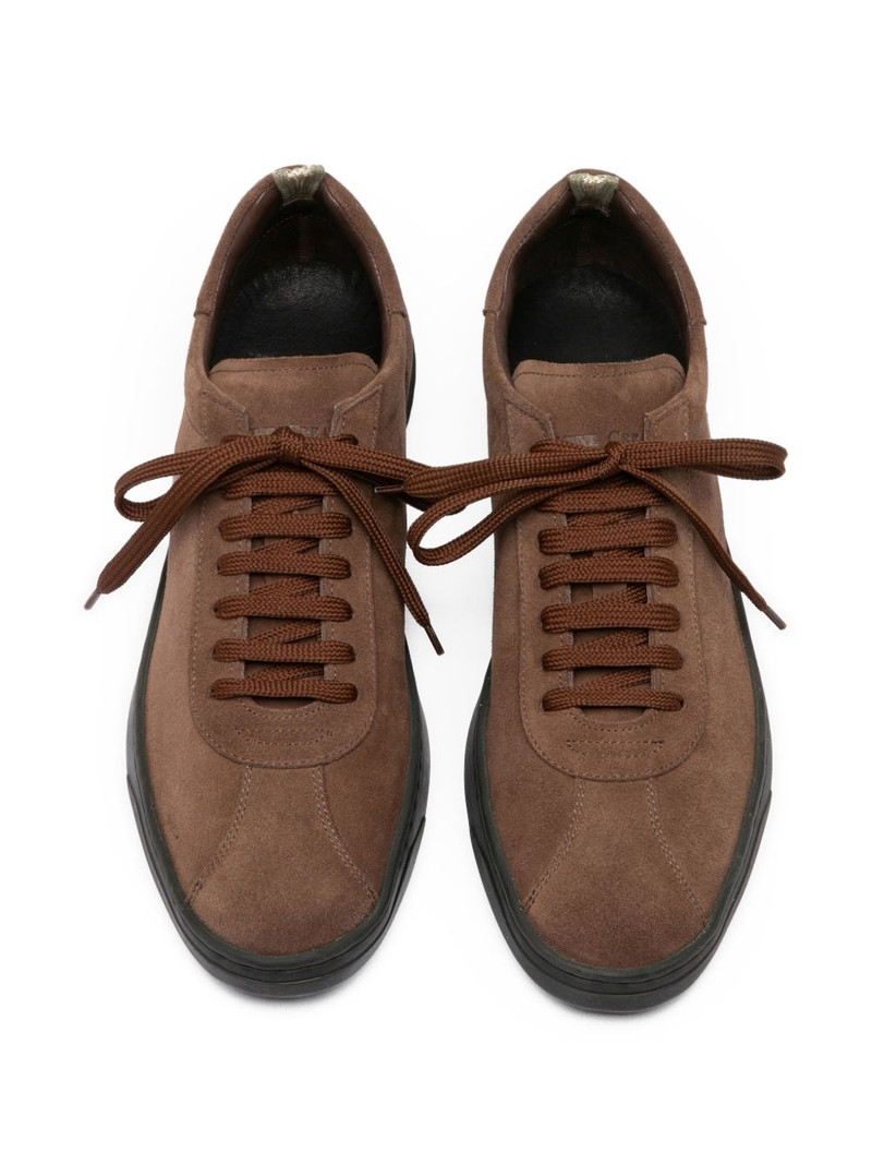 suede lace-up sneakers 3