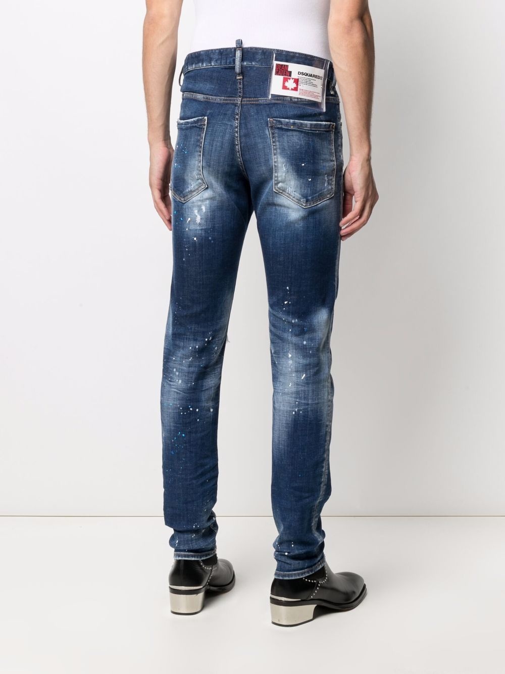 Cool Guy distressed slim-cut jeans - 4