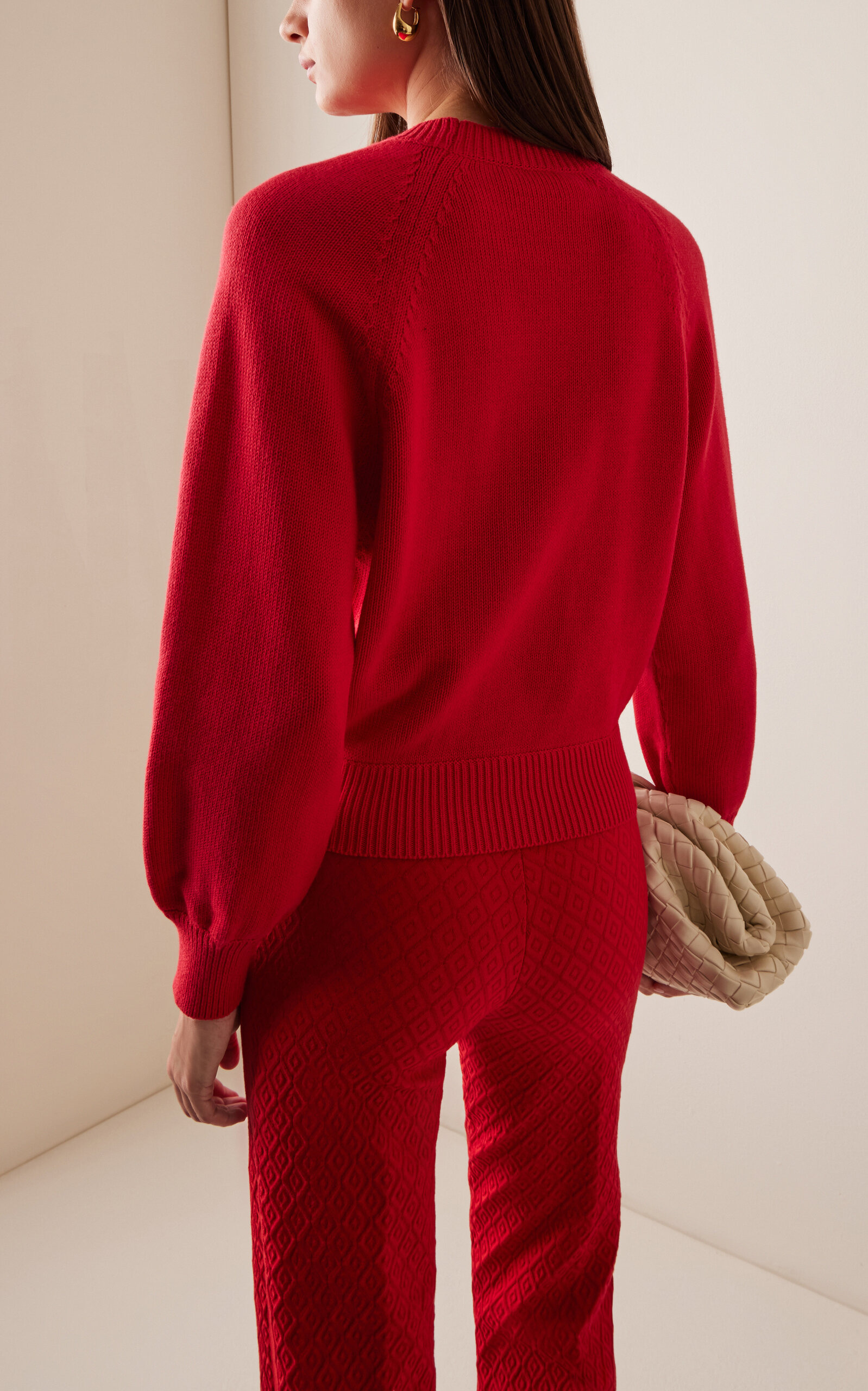Lara Cotton Sweater red - 4