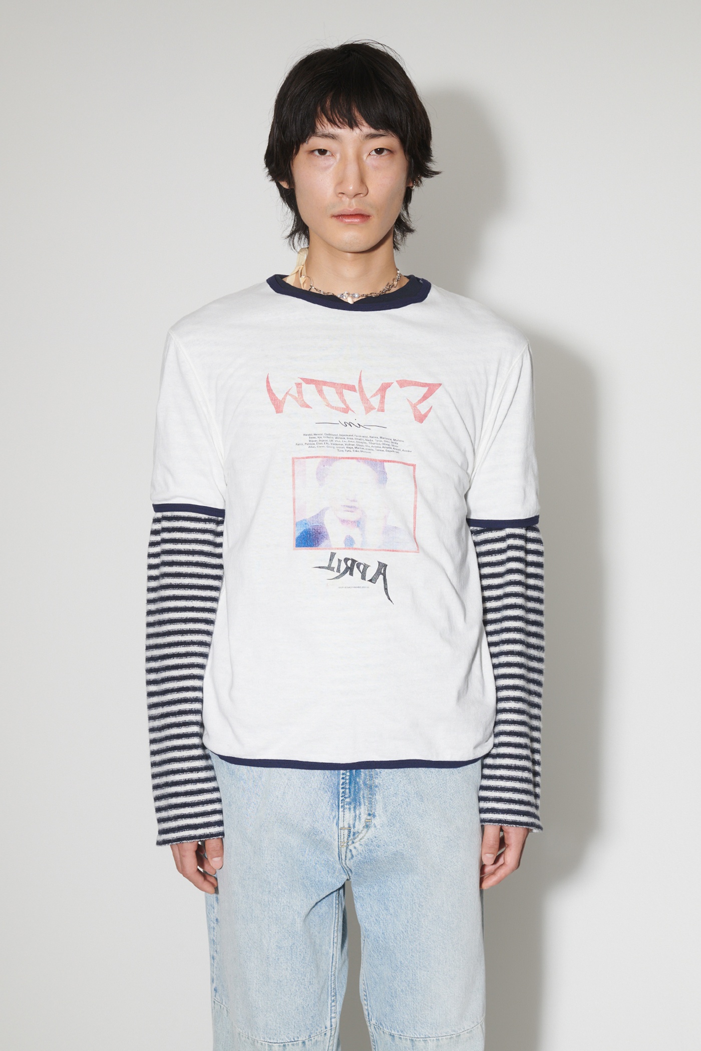 Tanker T-Shirt in Snow Shigatsu Print - 1