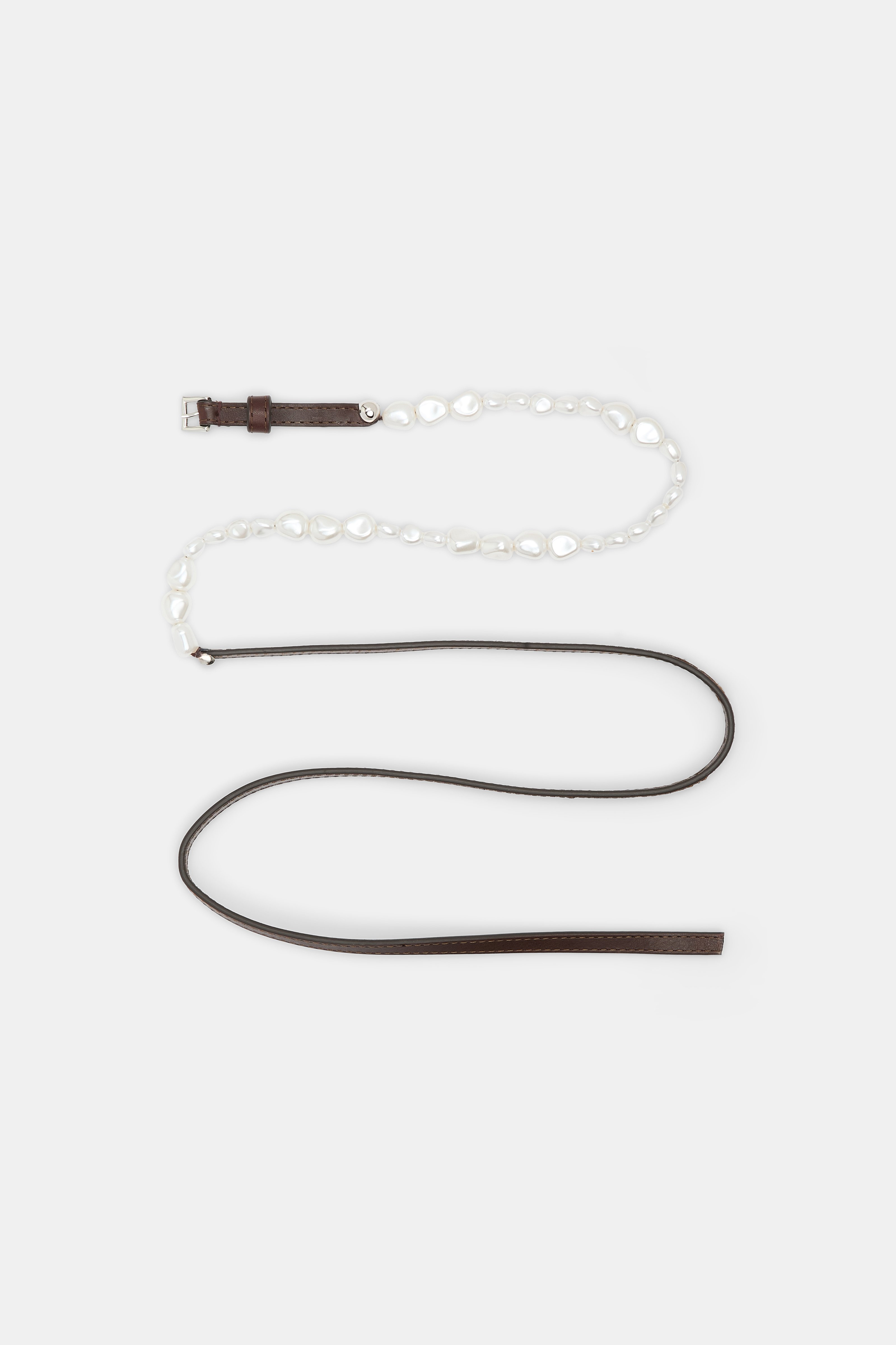PEARL PERFECTION pearl stud belt - 1