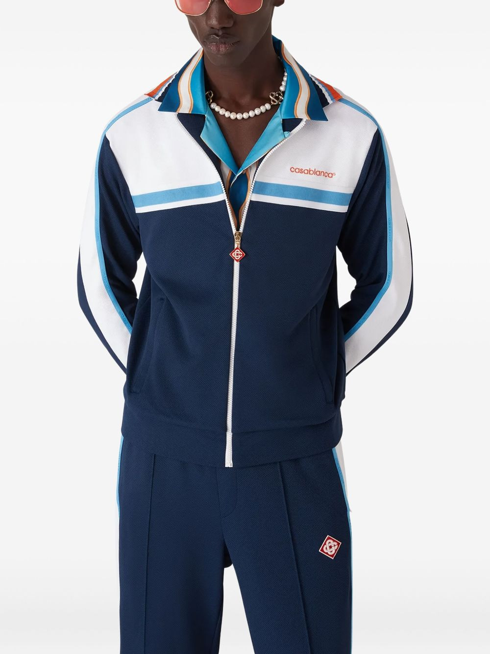 SIDE-STRIPE TRACK PANTS - 2