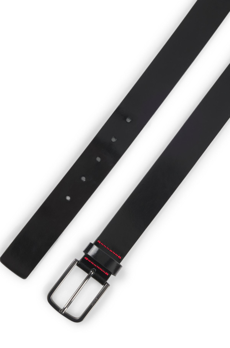 ITALIAN-MADE BELT IN BRUSH-OFF LEATHER 3