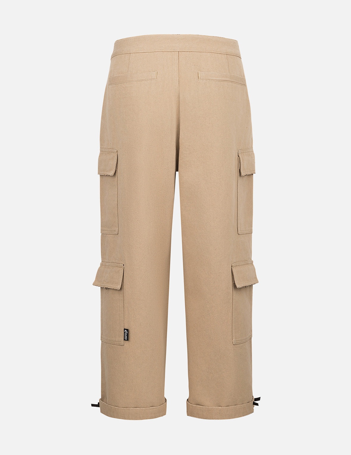 Two Tone Distressed Oversized Cargo Pants - 15