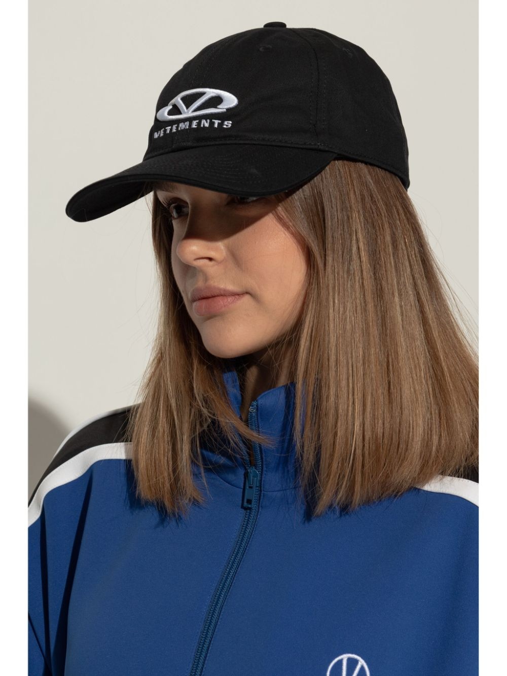 logo-embroidered cap - 2