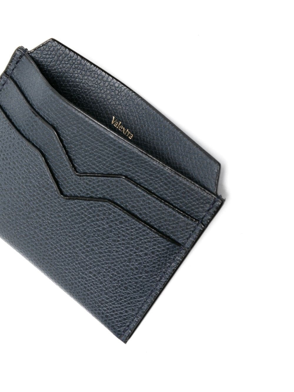 textured leather cardholder - 3
