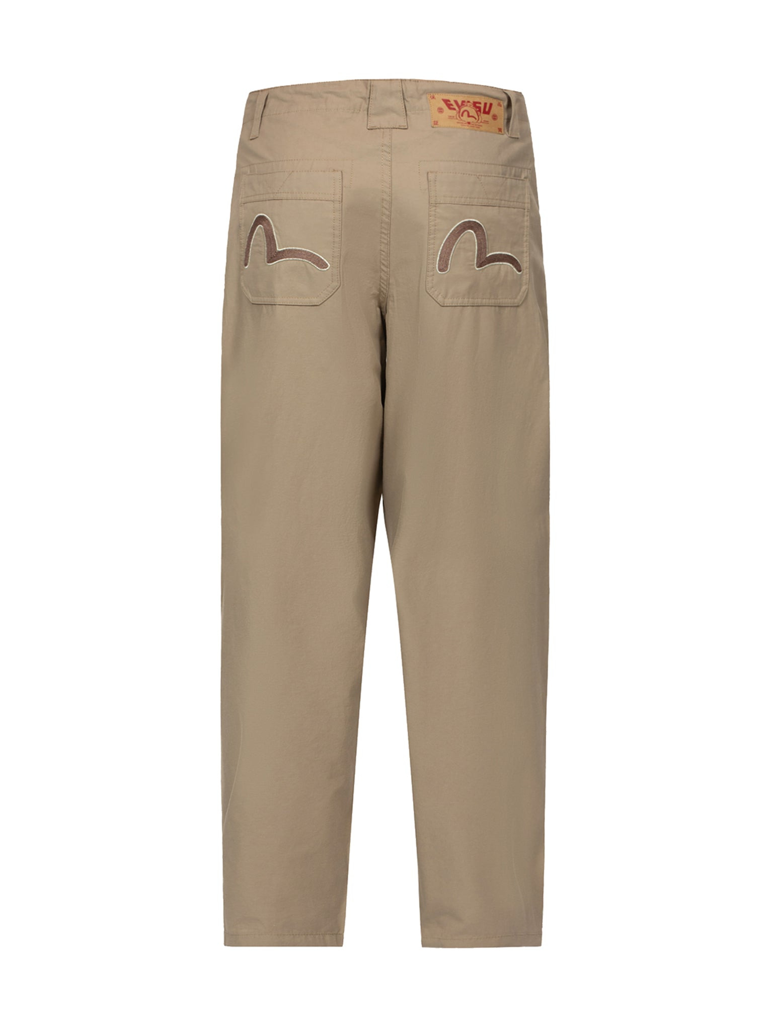 SEAGULL EMBROIDERY BAGGY PANTS - 14