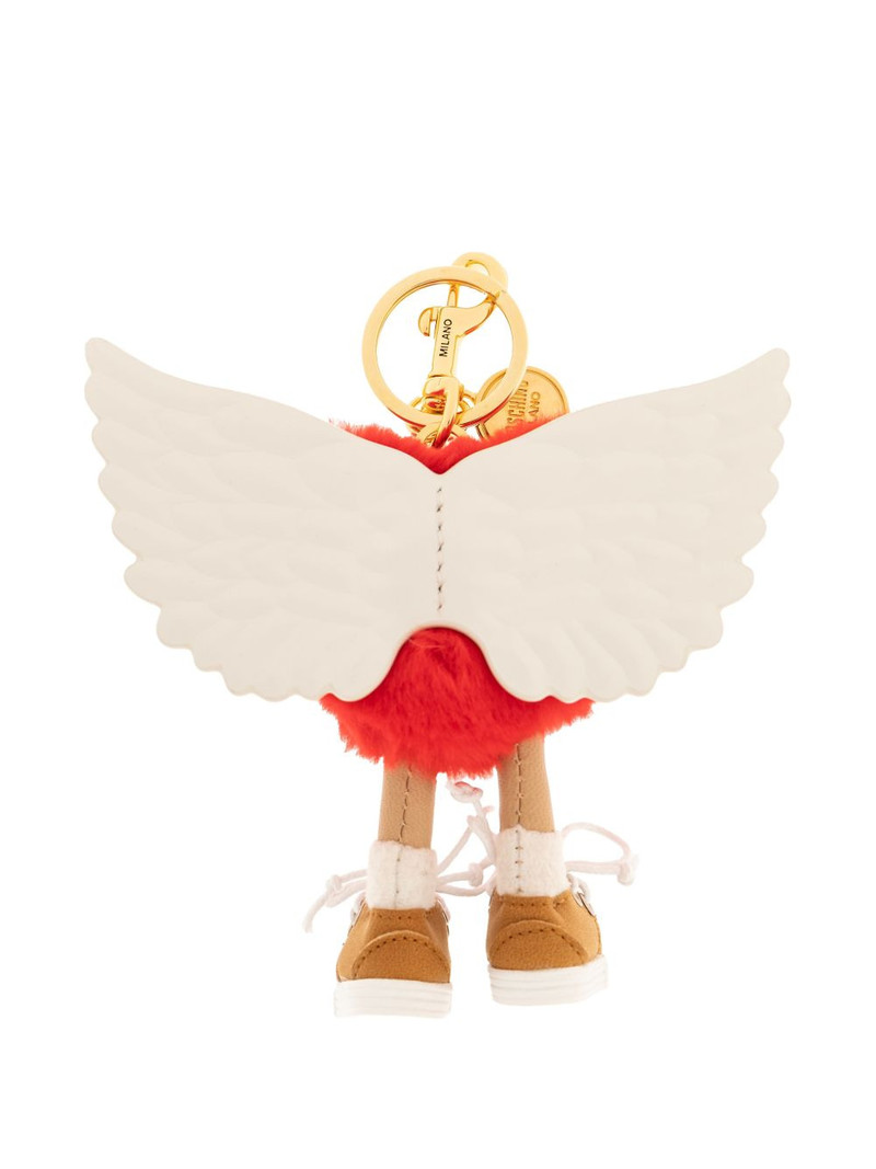 Moschino heart wings keyring outlook