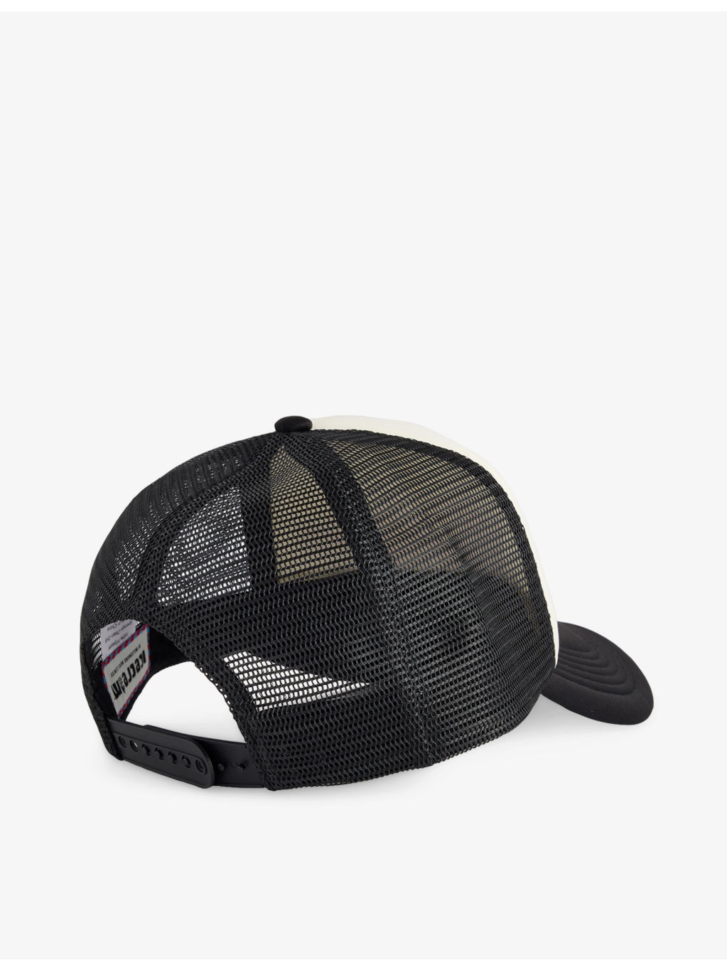 Polka Dot Running Dog Woven Trucker Cap - 3